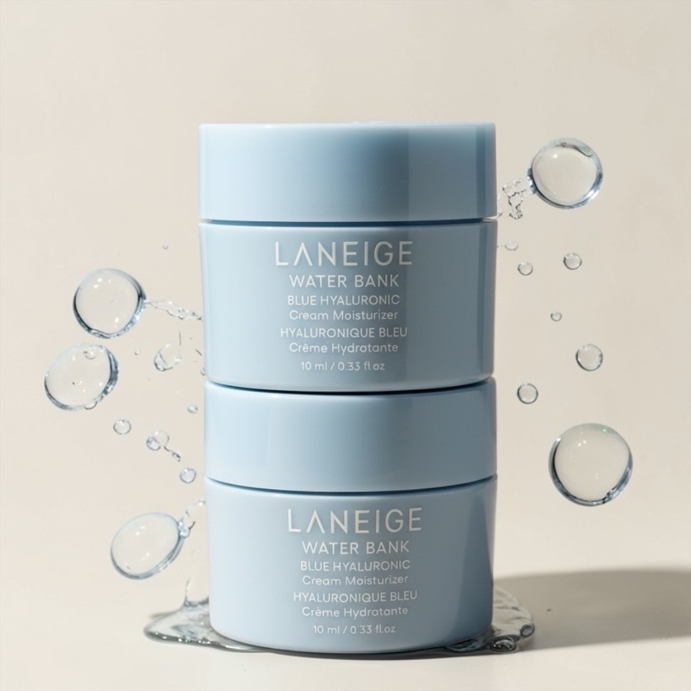 LANEIGE Water Bank Blue Hyaluronic Cream Moisturizer MINI 10ml Travel Size - Picture 5 of 7